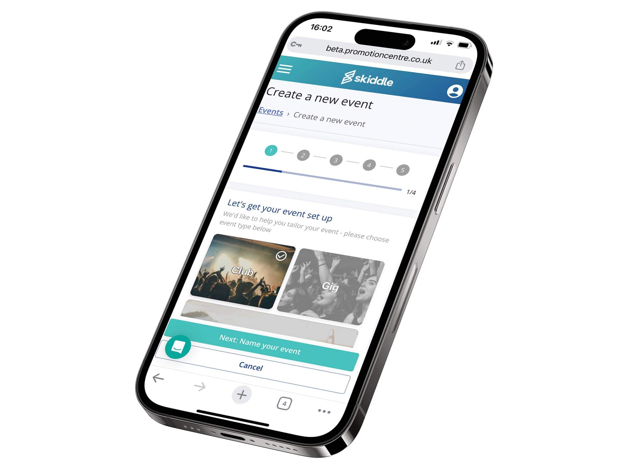 create an event on promotion centre (1)
