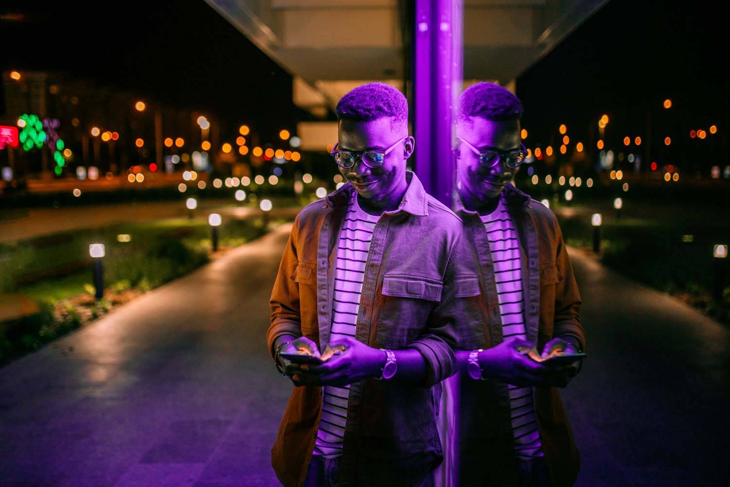 man-on-phone-at-night